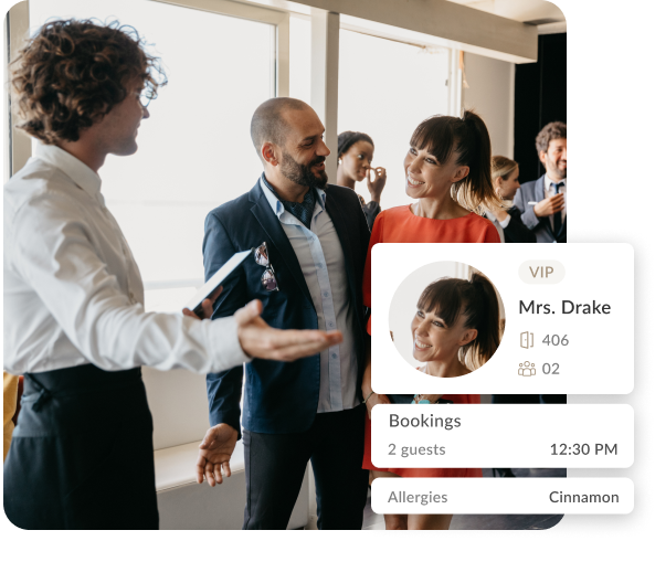 يعمل تطبيق Gaia على تمكين الموظفين من خلال خدمات الضيوف الشخصية السهلة وإدارة تدفق الضيوف بكفاءة.