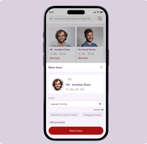 ميزة تحويل الصوت إلى نص لإعداد تقارير فعالة ودقيقة.
