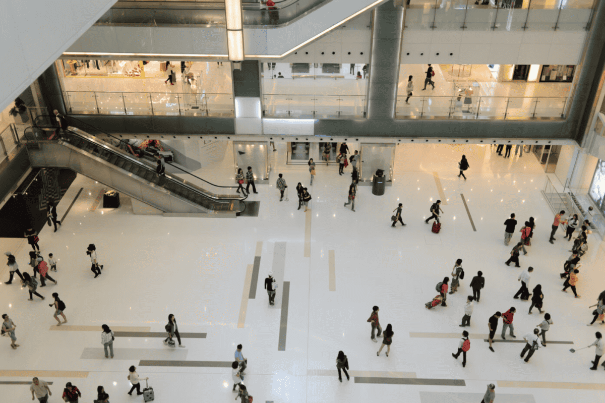 الناس عد الحل باستخدام كاميرات الدوائر التلفزيونية المغلقة أو أجهزة الاستشعار.