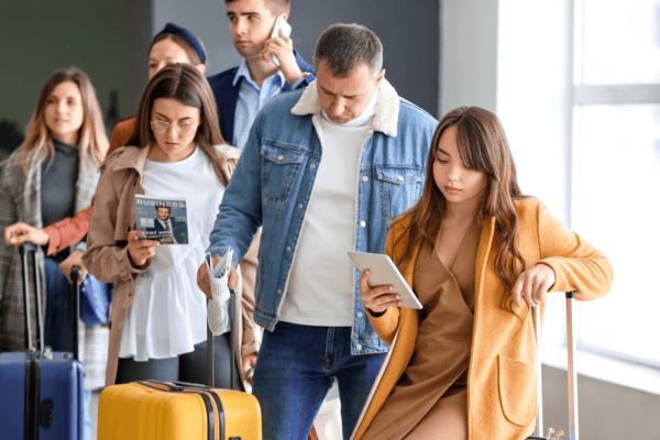 أوقات الانتظار الطويلة والعملاء غير الراضين.